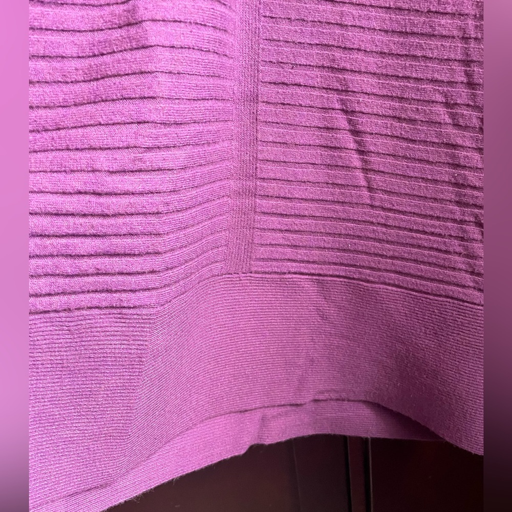 Soft Surrounding Boheme Ribbed Sweater in Raspberry Size Medium - Picture 7 of 7